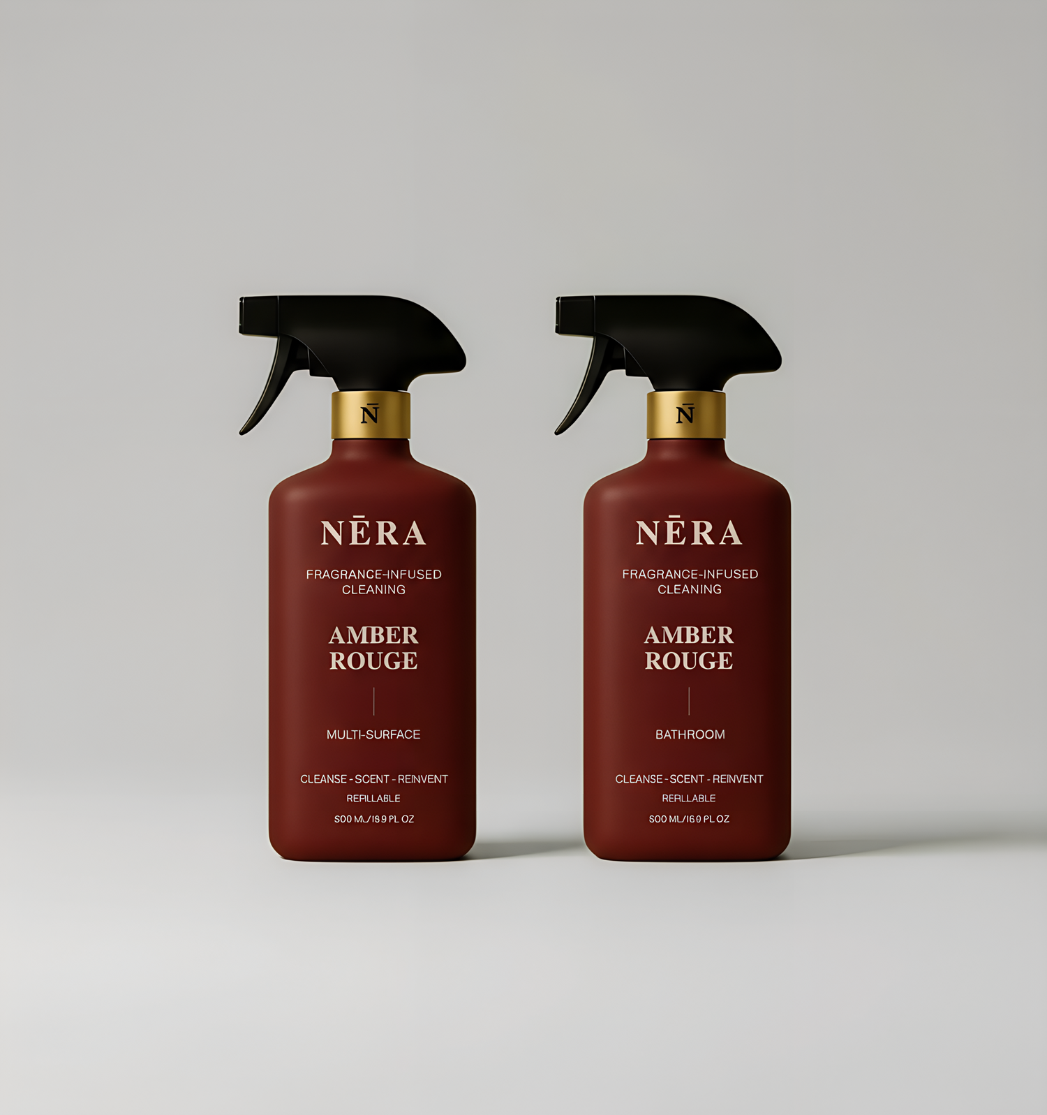 Amber Rouge Multi-Surface | Bathroom Spray Duo